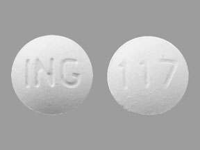 Pill ING 117 White Round is Desipramine Hydrochloride