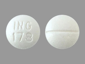 Pill ING 178 White Round is Nadolol