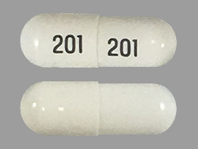 Pill 201 201 White Capsule-shape is Quinine Sulfate