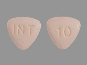 Pill INT 10 Yellow Three-sided is Ocaliva