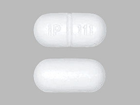Pill IP 111 White Capsule/Oblong is Acetaminophen and Hydrocodone Bitartrate