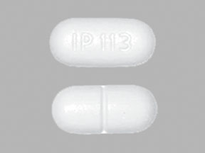 Pill IP 113 White Capsule/Oblong is Acetaminophen and Hydrocodone Bitartrate