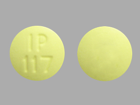 Pill Imprint IP 117 (Xylon hydrocodone bitartrate 10 mg / ibuprofen 200 mg)