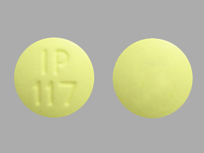 Pill IP 117 is Xylon hydrocodone bitartrate 10 mg / ibuprofen 200 mg