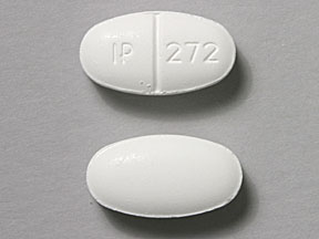 Pill IP 272 White Elliptical/Oval is Sulfamethoxazole and trimethoprim DS