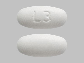 Pill L3 White Elliptical/Oval is Sevelamer Carbonate