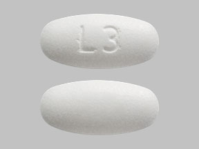 Pill L3 White Oval is Sevelamer Carbonate