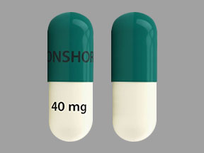 Pill IRONSHORE 40 mg Green & White Capsule/Oblong is Jornay PM