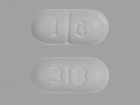 Benztropine mesylate 0.5 mg I G 318