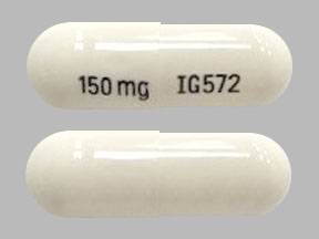 Pregabalin 150 mg 150 mg IG572