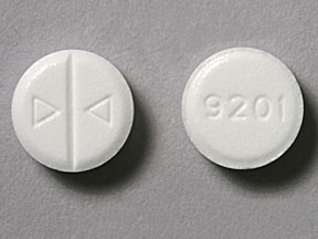 Pill Logo 9201 White Round is Glipizide