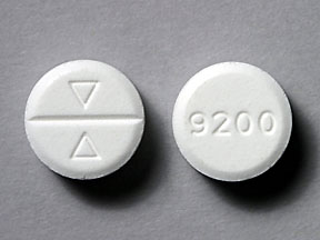 Pill Logo 9200 White Round is Glipizide