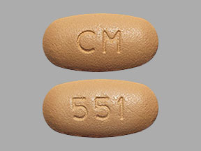 Pill CM 551 Beige Capsule-shape is Invokamet