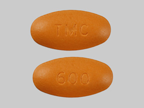 Pille TMC 600 er Prezista 600 mg