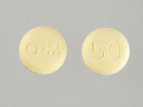 Pill Imprint O-M 50 (Nucynta tapentadol 50 mg)