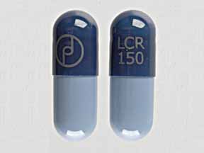 Pill LOGO LCR 150 is Luvox CR 150 mg
