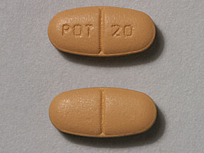 Pill POT 20 Orange Oval is Pexeva