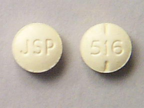 Pill JSP 516 Yellow Round is Unithroid