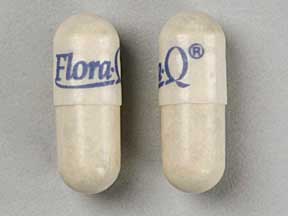 Pill Flora-Q Beige Capsule/Oblong is Flora-Q
