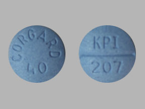 Corgard 40 mg (CORGARD 40 KPI 207)