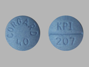 Corgard 40 mg CORGARD 40 KPI 207