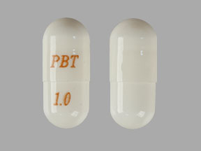 Pill PBT 1.0 White Capsule-shape is Tacrolimus