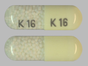 Indomethacin extended release 75 mg K 16 K 16