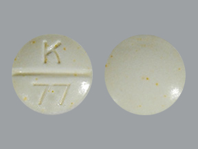 Pill K 77 Yellow Round is Phendimetrazine Tartrate