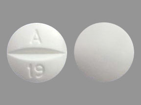 Pill A 19 White Round is Desmopressin Acetate