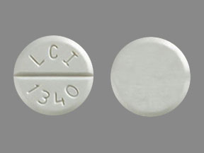 Pill LCI 1340 White Round is Bethanechol Chloride