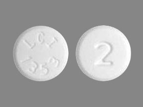 Pill LCI 1353 2 White Round is Hydromorphone Hydrochloride