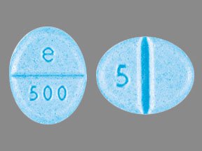 Pill e 500 5 Blue Oval is Amphetamine and Dextroamphetamine