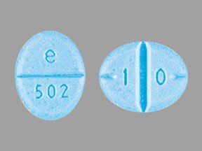 Amphetamine and dextroamphetamine 10 mg e 502 1 0