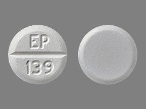 Pill EP 139 White Round is Glycopyrrolate
