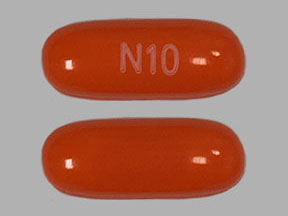 Pill N10 Yellow Capsule/Oblong is Nifedipine