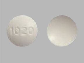 Pill 1020 White Round is Selegiline Hydrochloride