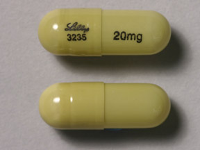 Duloxetine hydrochloride delayed-release 20 mg Lilly 3235 20mg