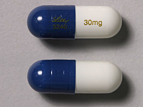 Duloxetine hydrochloride delayed-release 30 mg Lilly 3240 30mg