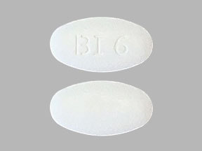 Pill BI 6 White Oval is Ibuprofen