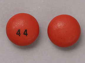 Pill 44 Red Round is Pseudoephedrine Hydrochloride