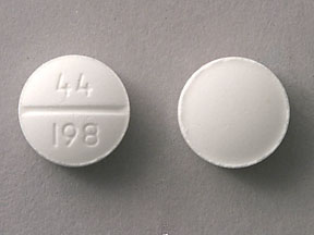 Pill 44 198 is Dimenhydrinate 50 mg