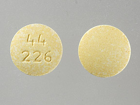 Pill 44 226 Yellow Round is Stay Awake Tabs