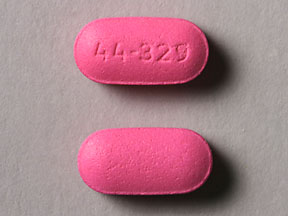 Pill 44 329 Pink Oval is Diphenhydramine Hydrochloride