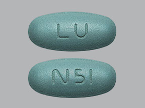 Pill LU N51 is Abacavir Sulfate, Lamivudine and Zidovudine 300 mg (base) / 150 mg / 300 mg