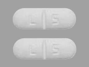 Pill L 5 L 5 White Capsule/Oblong is Lamivudine