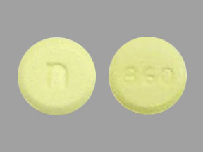 Pill n 860 Yellow Round is Dexmethylphenidate Hydrochloride