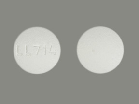 Pill LL714 White Round is Doxycycline Hyclate