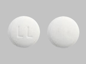 Pill LL White Round is Metformin Hydrochloride