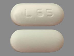 Pill Imprint L65 (Efavirenz, Lamivudine and Tenofovir Disoproxil Fumarate 600 mg / 300 mg / 300 mg)