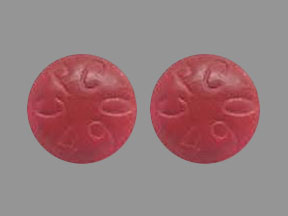Pill CPC 490 CPC 490 Red Round is DOK Plus